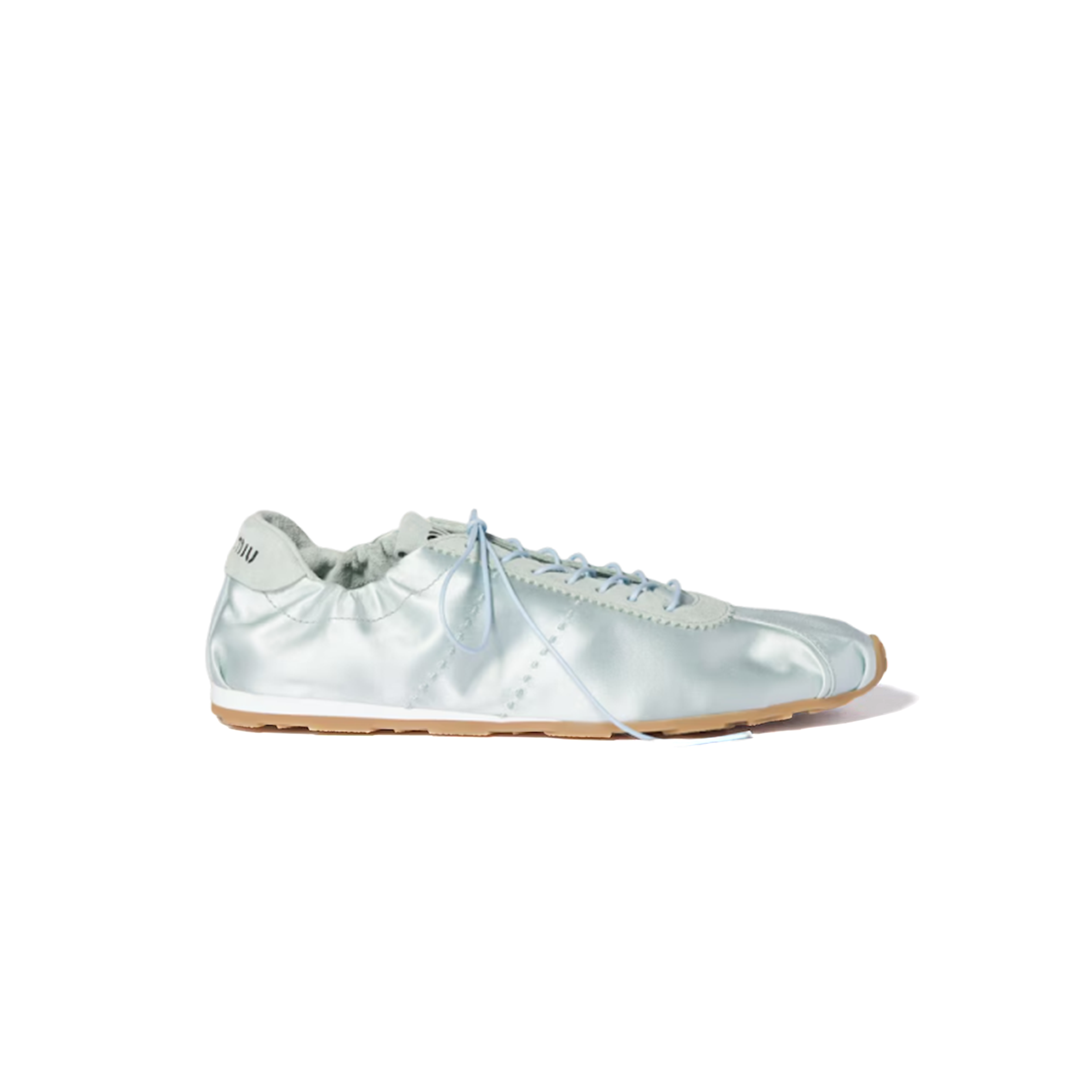 MIU MIU PLUME SATIN SNEAKERS 5E570E MIU MIU PLUME SATIN SNEAKERS 5E570E